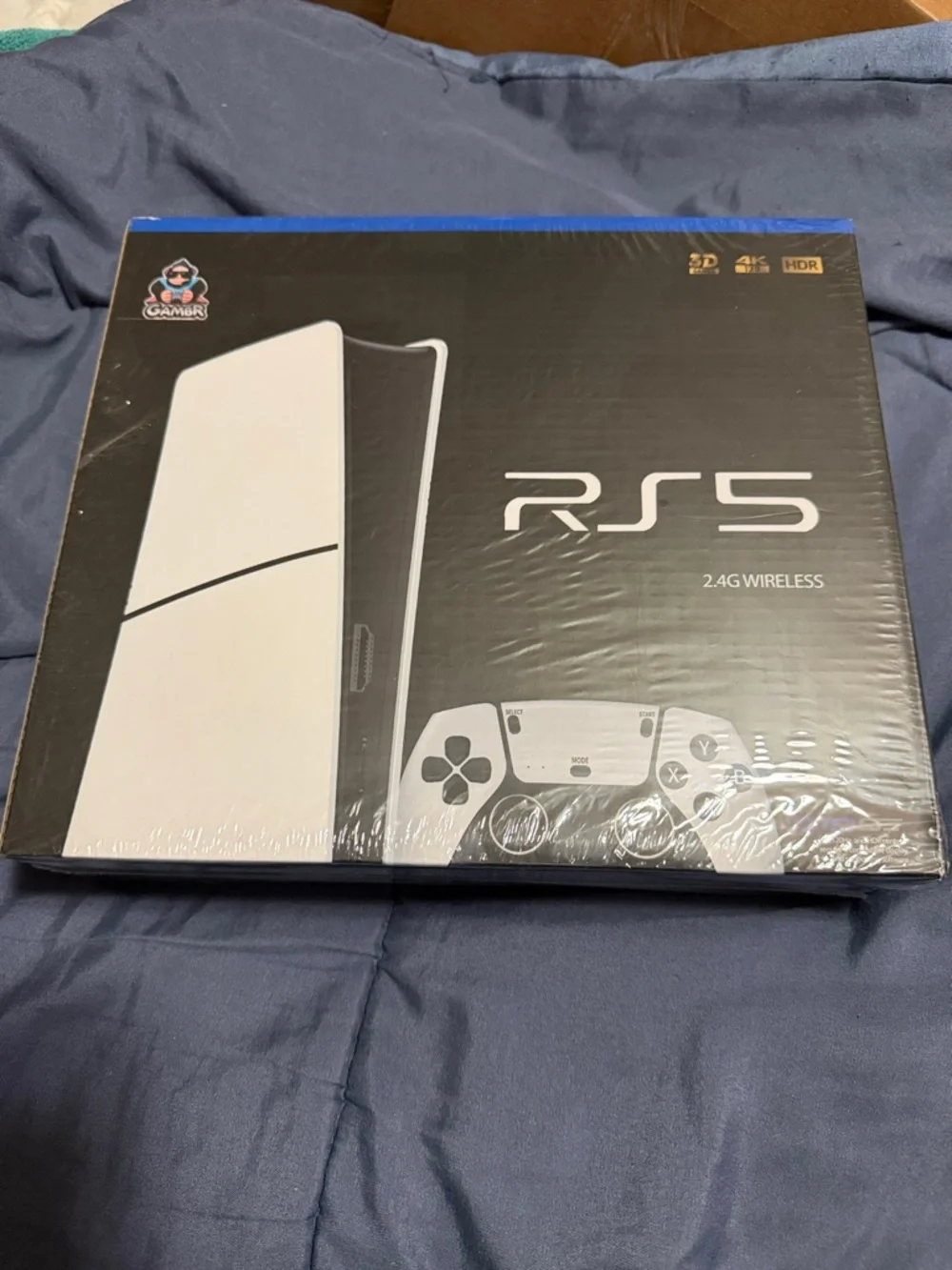 RS5 2.4G Wireless Gaming Console - White